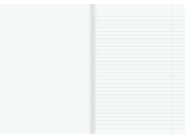 Skrivhäfte A4 olinj/linj 8,5mm grön