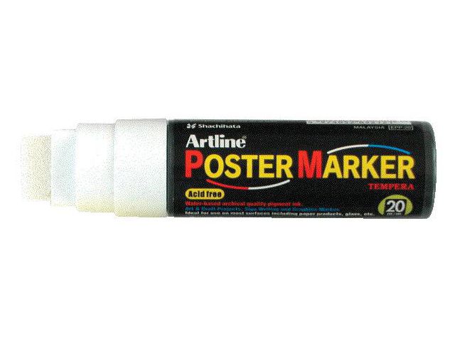 Märkpenna ARTLINE Postermarker 20mm vit