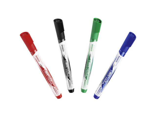 Whiteboardpenna BIC Velleda liq B12 blå