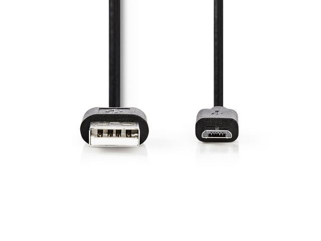 Kabel NEDIS USB-A ha - USB Micro B 1m sv