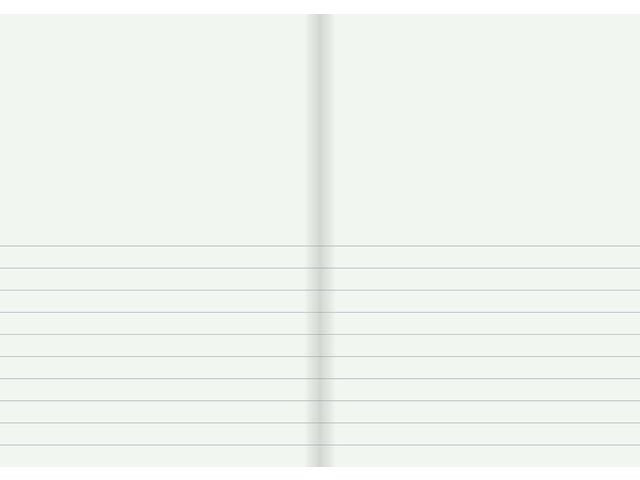 Skrivhäfte A4 1/2 sida linj. 14,5mm blå