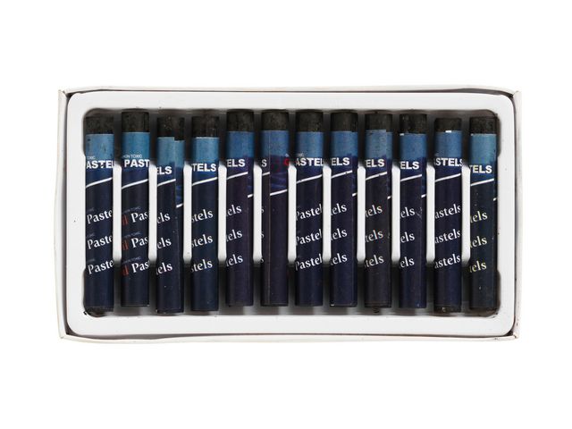 Oljepastellkrita svart 12/fp