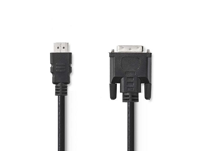 Kabel NEDIS HDMI ha - DVI ha 2m svart