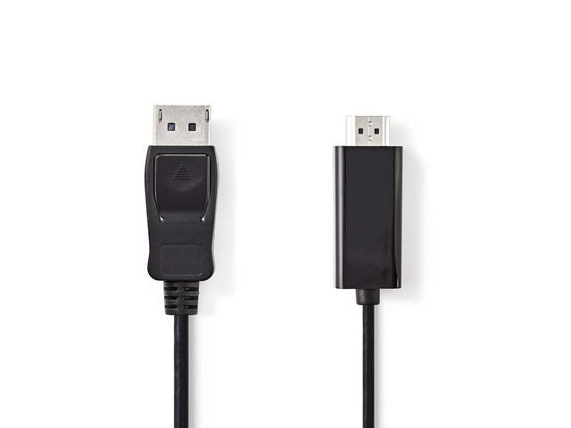 Kabel NEDIS DP ha - HDMI ha 2m svart