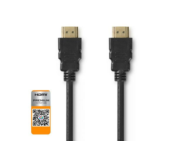 Kabel NEDIS HDMI Premium 1m svart