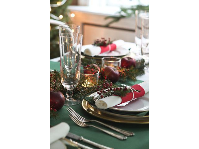 Servett TORK LinStyle röd 39x39cm 50/fp