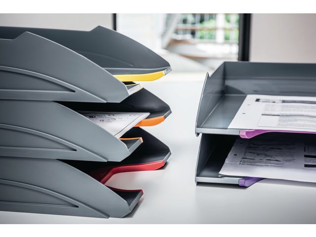 Brevkorg DURABLE Varicolor A4 grå 5/fp