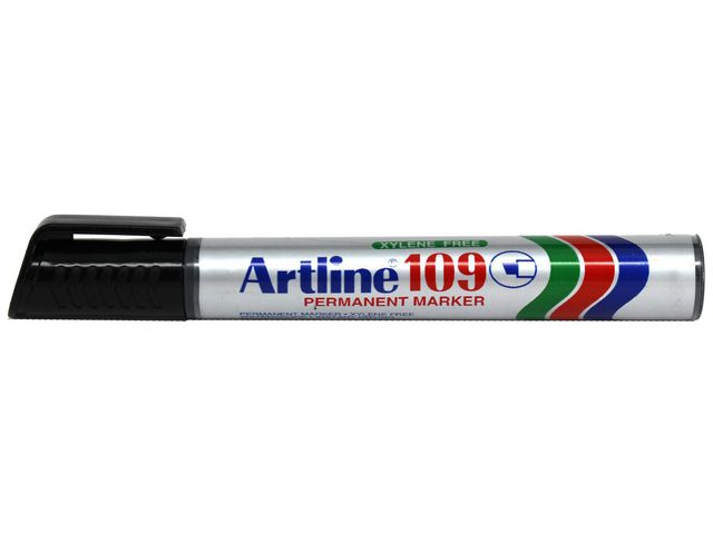 Märkpenna ARTLINE 109 sned 2-4mm svart