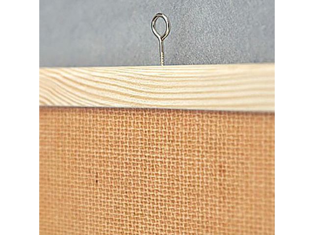 Anslagstavla väv m/träram 90x60cm