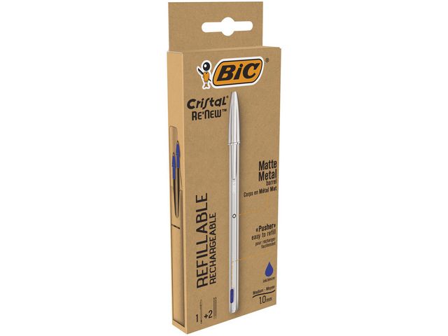 Kulpenna BIC Cristal ReNew 1,0 blå
