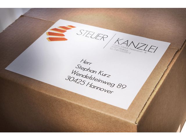 Etikett AVERY A5 210x148mm 200/fp