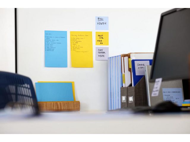 Notes POST-IT SS linj.102x152mm gul