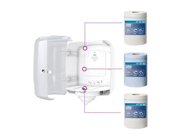 Dispenser TORK M4 Reflex vit