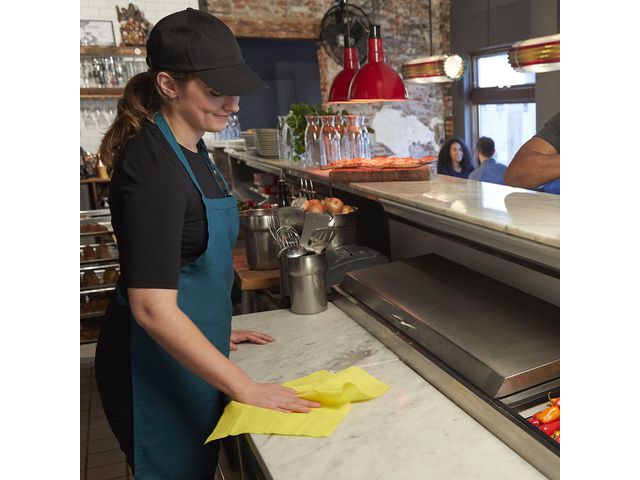 Rengöringsduk TORK Pre W8 gul 40/fp