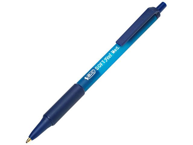 Kulpenna BIC Soft Feel Clic 1,0 blå