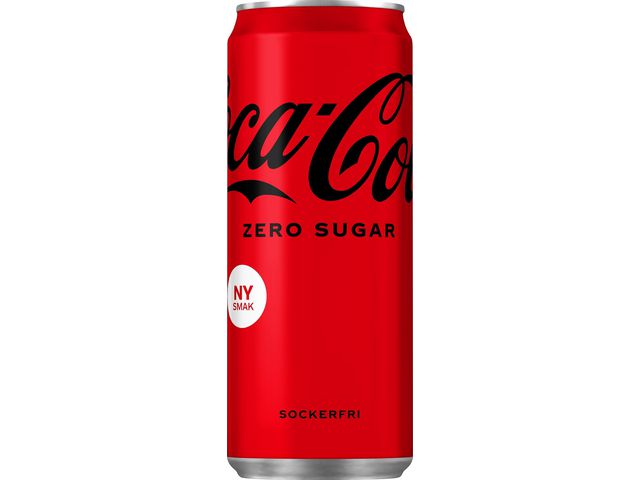 Dricka COCA-COLA zero 33cl burk