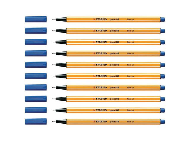 Fineliner STABILO Point 88 blå