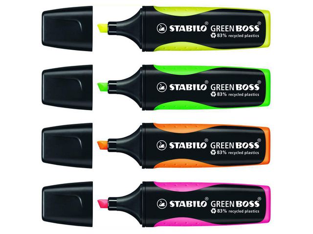 Överstrykningspenna Green BOSS 4/fp