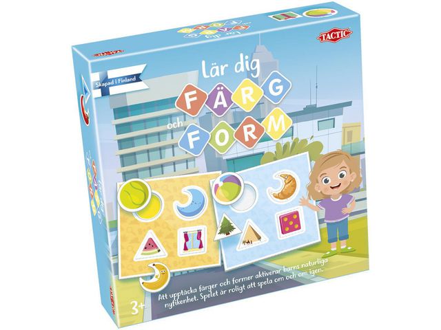 Spel Lär dig om färg och form 3+