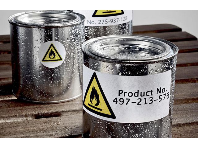 Etikett AVERY slitstark 210x148mm 40/fp