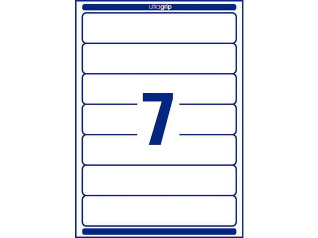 Etikett AVERY smala pärmar 192x38 175/fp