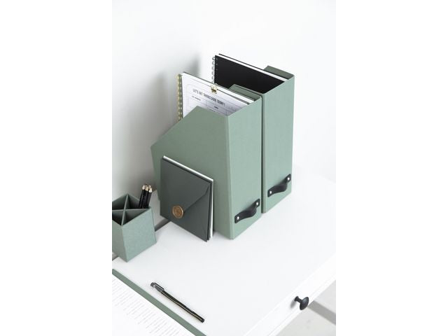 Tidskriftssaml.kart m läder A4 mint 2/fp