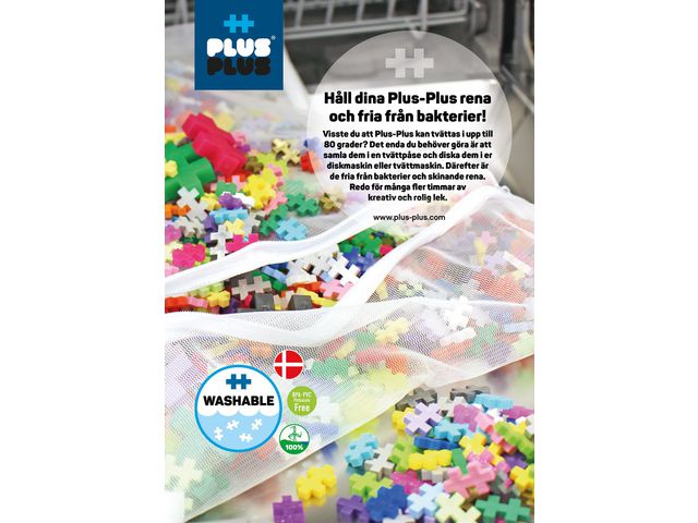 PLUS PLUS Mini med hjul chassi 2650/fp