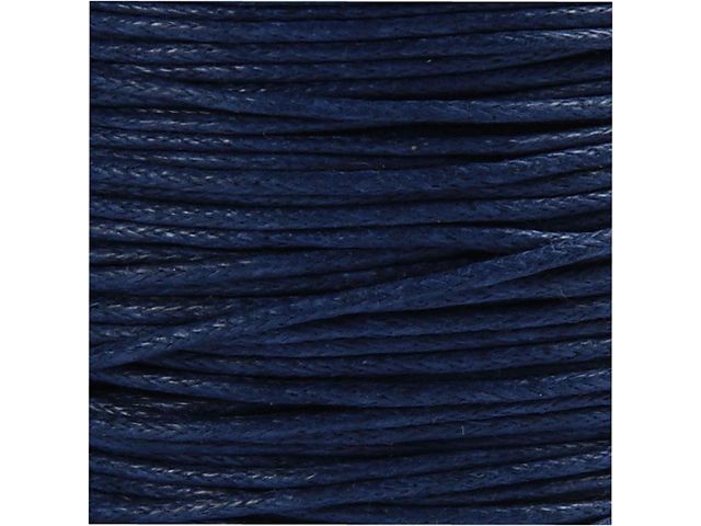 Bomullsnodd vaxad Blå