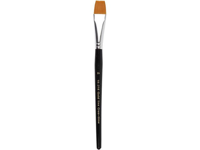 Syntetpensel Gold Line flat nr.16 6/fp