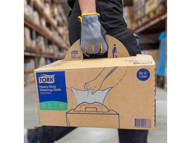 Rengöringsduk TORK W7 Flex. grå 210/fp