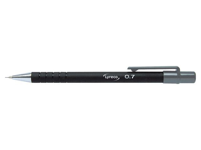 Stiftpenna LYRECO grip 0,7mm svart