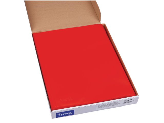 Aktmapp LYRECO A4 0,11 röd 100/fp