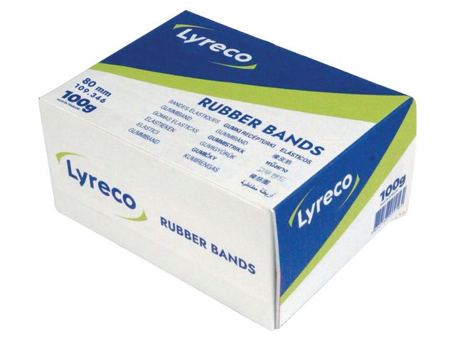 Gummiband LYRECO nr 18 80x2mm 100g