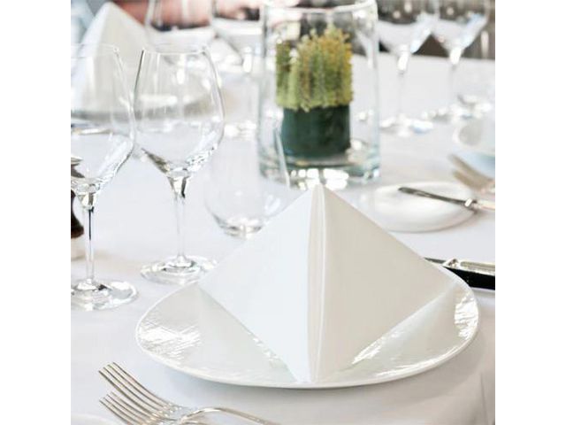 Servett TORK LinStyle vit 39x39cm 50/fp