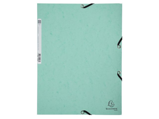Gummibandsmapp EXACOMPTA A4 3k past 5/fp