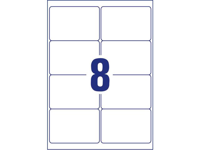 Etikett AVERY Lab 99,1x67,7mm 800/fp