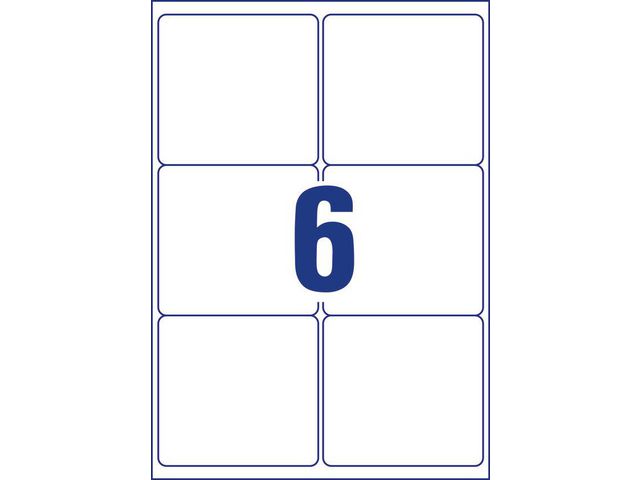 Etikett AVERY 99,1x93,1mm 600/fp