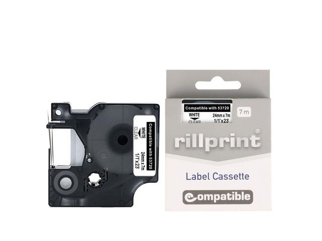 Tape 24mm vit text