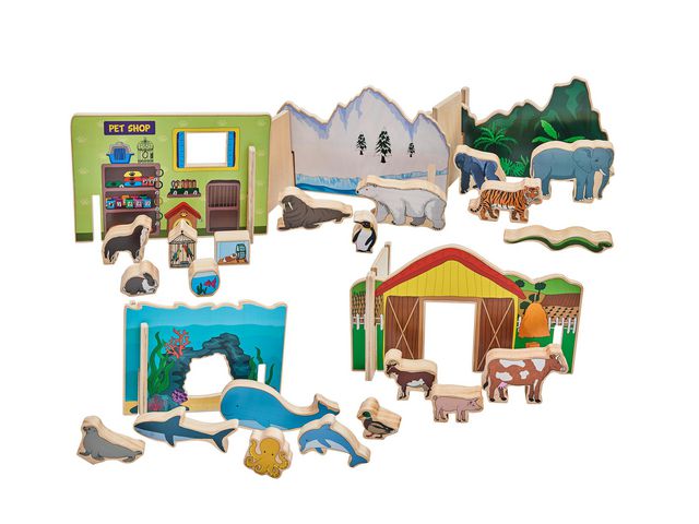 Vilda djur i trä 30/fp