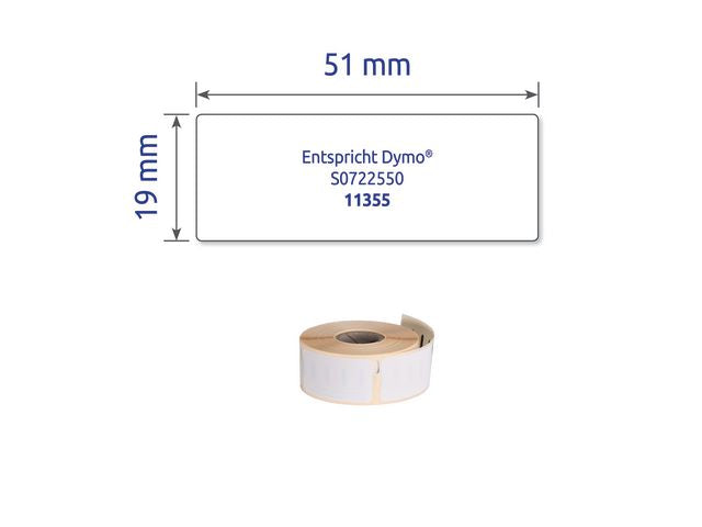 Etikett AVERY Universal 19x51mm 500/fp
