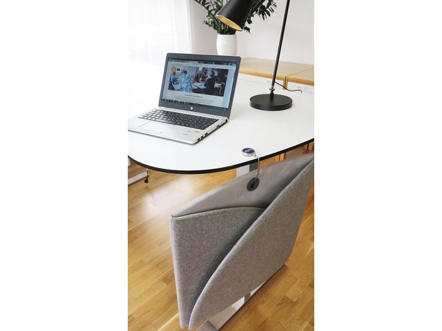 StandUp Bordsskärm 58 cm grå