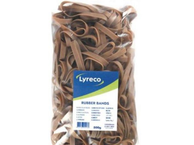 Gummiband LYRECO 125x8mm 500g