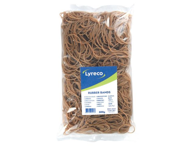 Gummiband LYRECO 90x1,5mm 500g