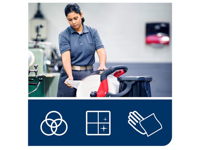 Industritork TORK Adv W1 vit 1180m