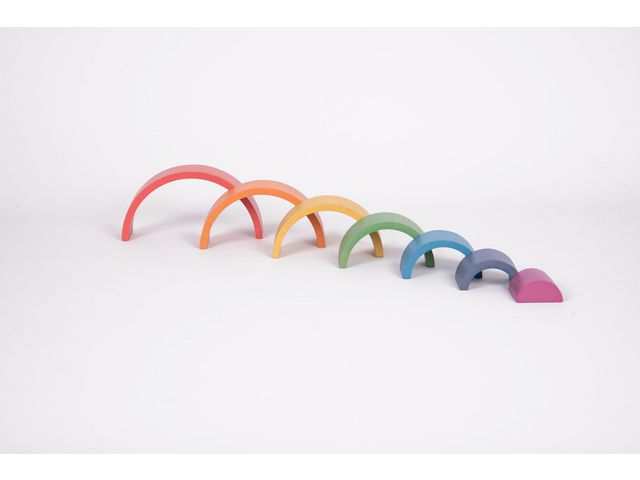 Regnbågsklossar bågar 7/fp