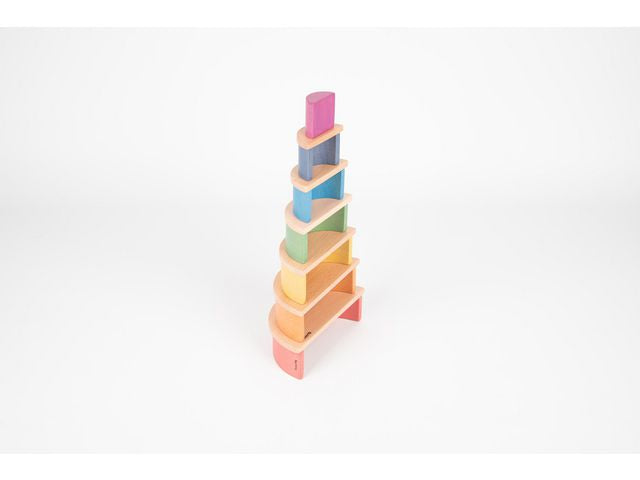 Regnbågsklossar bågar 7/fp