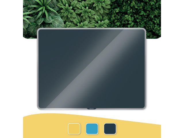 Glastavla LEITZ Cosy grå 80x60cm