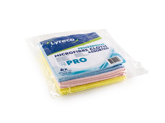 Microfiberduk LYRECO P 40x40cm sor 6/fp