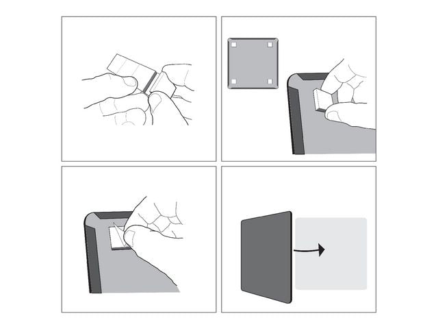 Whiteboard Slim NOBO vit 22x28cm