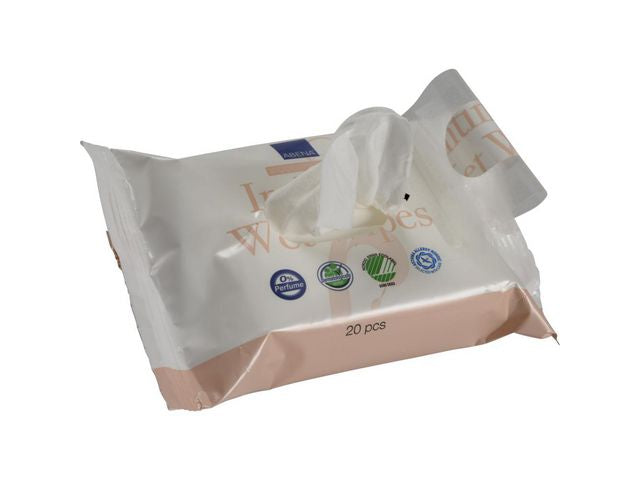 Våtservett ABENA BIO Intim 20x16cm 20/fp